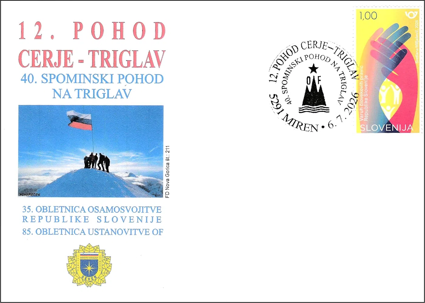 12. POHOD KOPER - CERJE - TRIGLAV  40. SPOMINSKI POHOD NA TRIGLAV